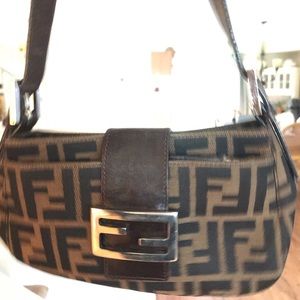 Authentic Fendi Zucca Baguette